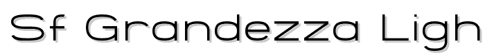 SF Grandezza Light font